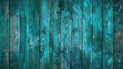 Shaded teal wood background with a rough texture and bright faded edges