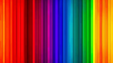 Obraz premium Rainbow Colored Background With Vertical Lines