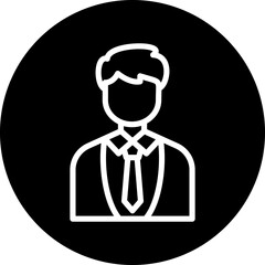 Vector Design CEO Icon Style
