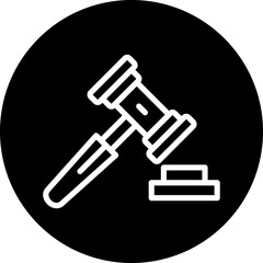 Vector Design Law Icon Style