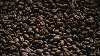 Coffee beans background