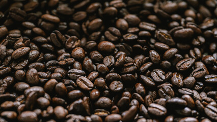 Coffee beans background