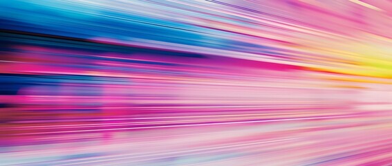 Abstract Background with Colorful Horizontal Lines