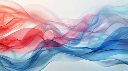 abstract background with smooth lines in blue and pink colors, digitally generate,Multicolour geometric wave on white background. Modern abstract background design