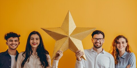 Exceptional employee, accomplished leader with confidence, high-performing staff or success, recognition or award-winning, excellence mindset, confident businesswoman with stellar reputation.