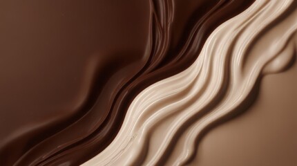 Milk Chocolate Streams on a Minimal Background.