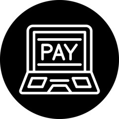 Vector Design Pay Online Icon Style