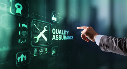 Quality Assurance ISO DIN Service Guarantee Standard Retail Concept