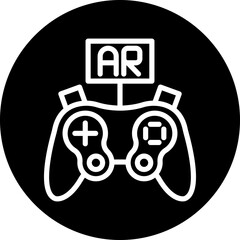 Vector Design Ar Controller Icon Style