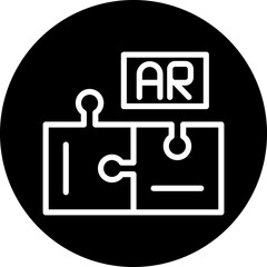 Vector Design Ar Puzzle Icon Style