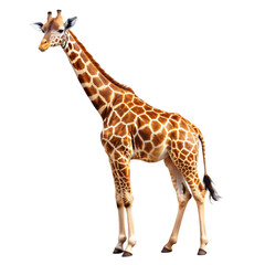 Obraz premium giraffe on transparent background