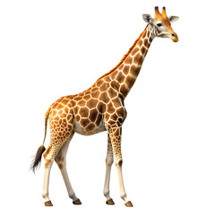 Fototapeta premium giraffe on transparent background