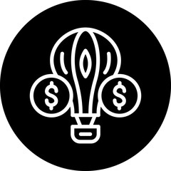 Vector Design Balloon Payment Icon Style