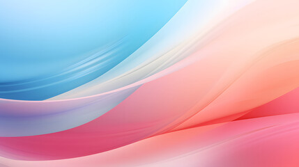Fototapeta premium Digital colorful soft curves abstract poster web background
