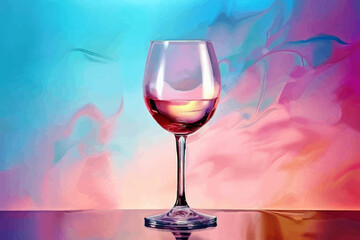 A wine glass.