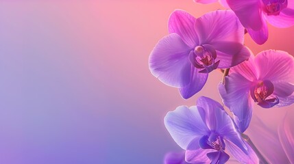 Obraz premium Orchid to Purple gradient vector