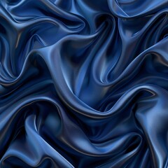 Obraz premium Rippling Blue Silk Texture