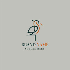 Fototapeta premium Bird logo design template. Bird logo design. Bird logo template