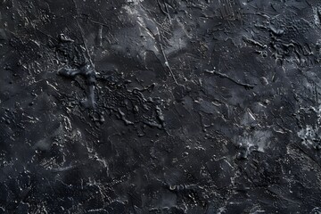 Fototapeta premium Ultra Realistic Dark Gray Grunge Texture on Black Background