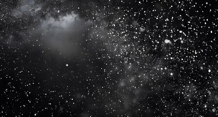 High Contrast Black Background with Scratches and Dust Texture