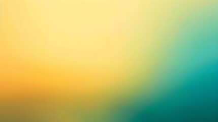 Yellow to teal gradient backdrop