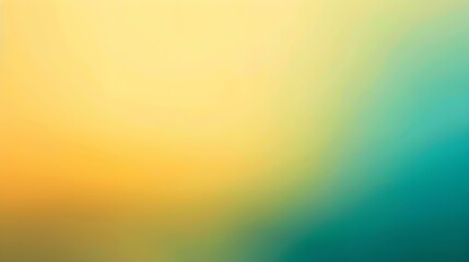 Obraz premium Yellow to teal gradient backdrop