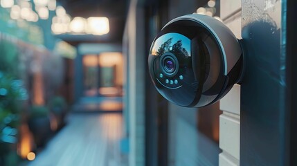 Protect your home with our advanced security camera, designed for optimal surveillance and peace of mind. Enhance your safety with this sleek, modern device