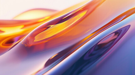 Minimalistic Abstract with Blurred Glass Effect, A minimalistic abstract background with a blurred glass effect, 3D render