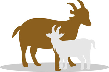 Silhouette Camel, Cow, And Goat Eid Al Adha