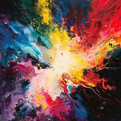 Vibrant Abstract Art: A Colorful Exploration of Artistic Expression