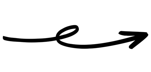 Isolated motion right arrow silhouette