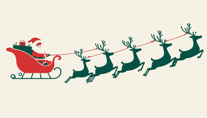 Merry Christmas: Santa Claus Spreading Joy