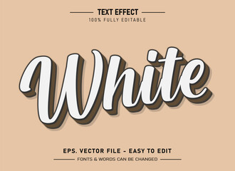 Retro vintage editable text effect 70s and 80s text style