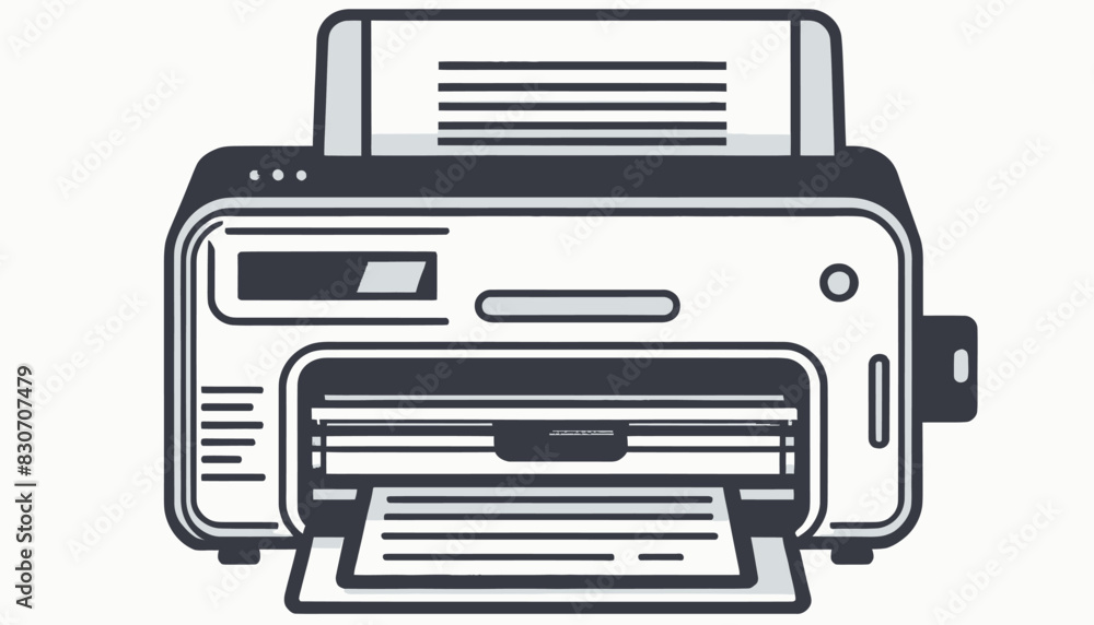 Poster high-quality print icon vector perfect for printing and web design