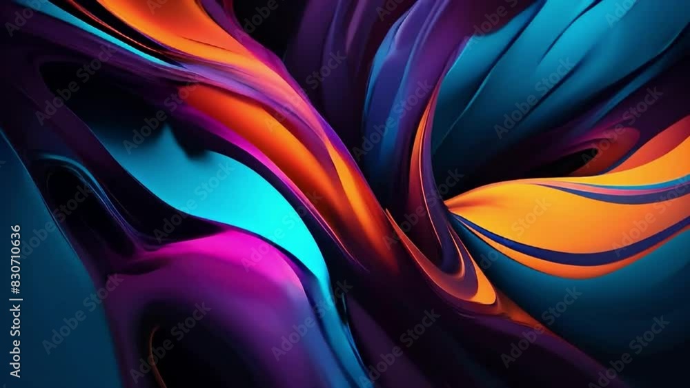Poster A dark abstract background with deep shadows and ethereal elements, illuminated by dramatic lighting