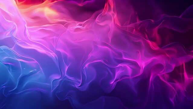 A hazy yet striking composition of colors and shapes portraying the evermysterious and untouchable quantum foam.