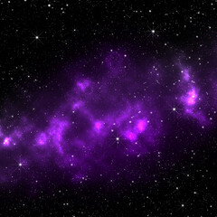 Purple and Black Galaxy Background