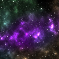 Abstract Galaxy Background,  Purple Nebula Background
