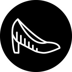 Vector Design High Heels Icon Style