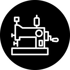 Vector Design Sewing Machine Icon Style