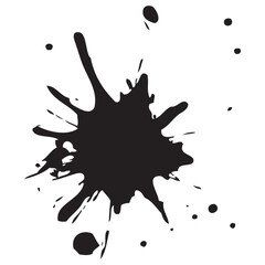 paint effect  isolated on plane bg