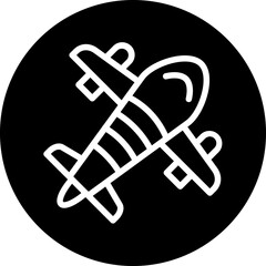 Vector Design Aircraft Icon Style