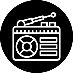 Vector Design Radio Icon Style