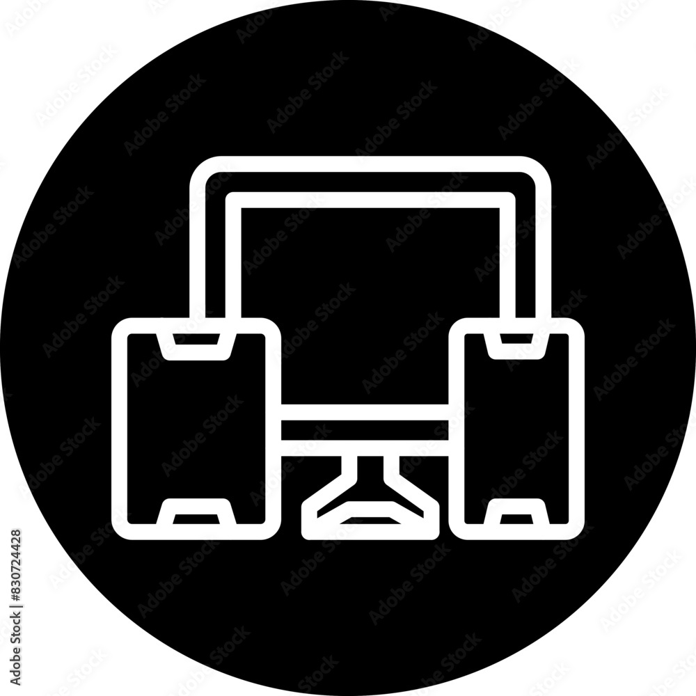 Poster vector design responsive design icon style