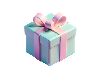 Obraz premium Pastel color gift box