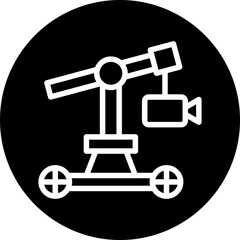 Vector Design Camera Crane Icon Style