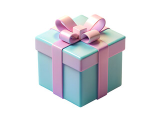 Obraz premium Pastel color gift box