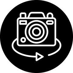 Vector Design Front Camera Icon Style