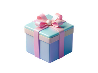 Obraz premium Pastel color gift box