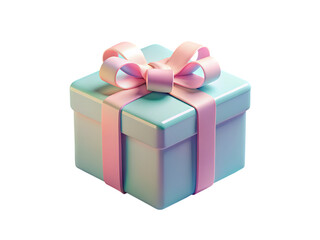 Obraz premium Pastel color gift box